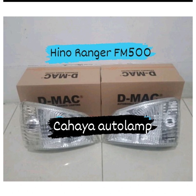 Lampu Sein Hino Ranger FM500 warna Putih kanan kiri