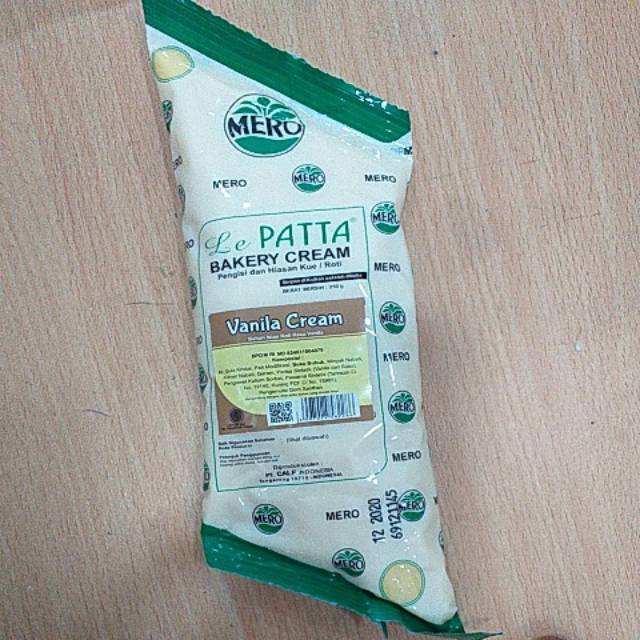 

Selai isian roti mero le patta vanila cream 1KG