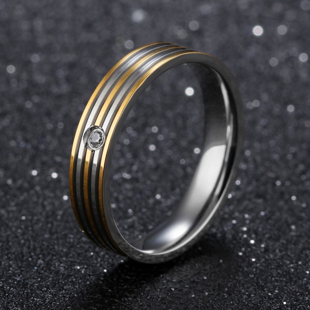 [NEW] Cincin Couple Titanium / Cincin Couple Ring / Couple Pasangan / Cincin Nikah Tunangan C075