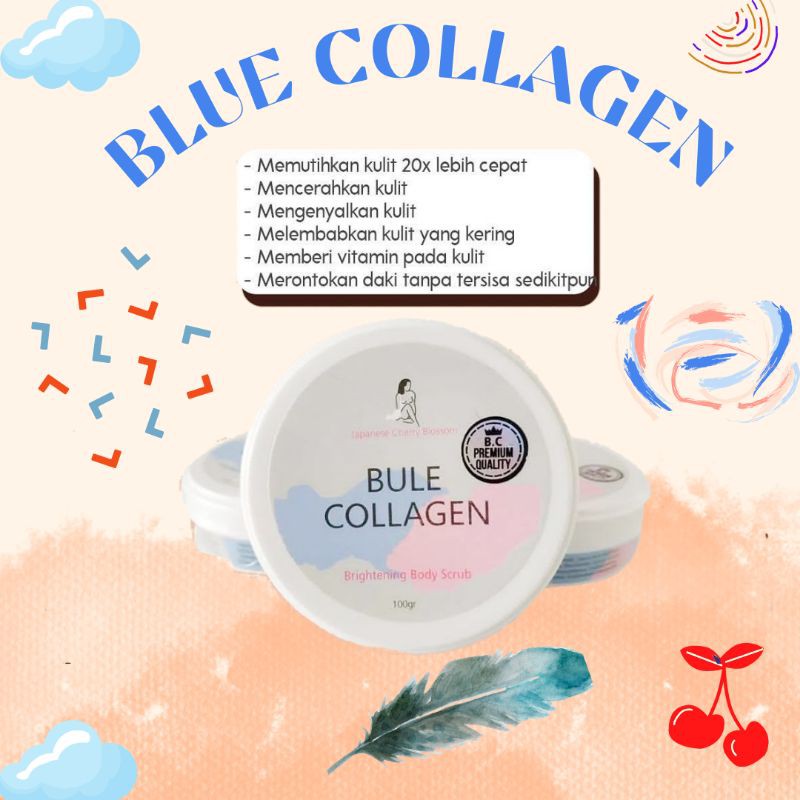 Body Scrub Blue Collagen