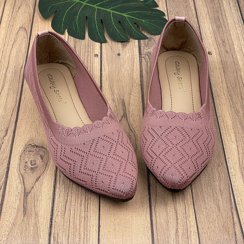 Sepatu Flat Wanita Rajut Import ID02 - CLARENZO