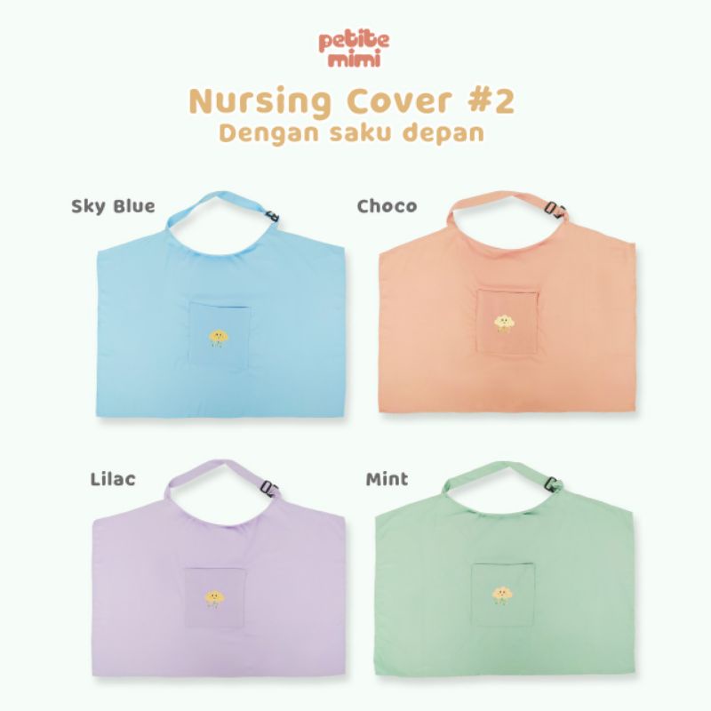 Petite mimi apron depan nursing cover - kain penutup ibu menyusui