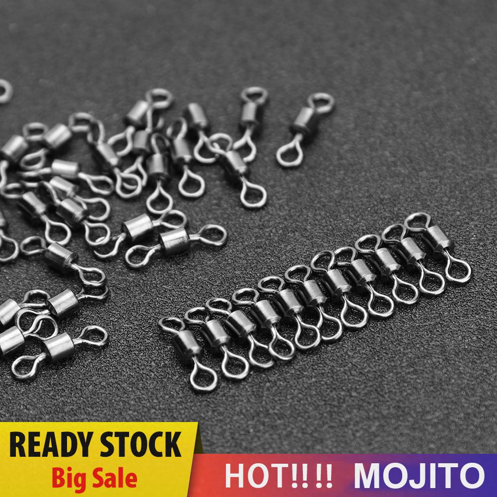 50pcs Kili-Kili Pancing Ball Bearing Solid Untuk Memancing