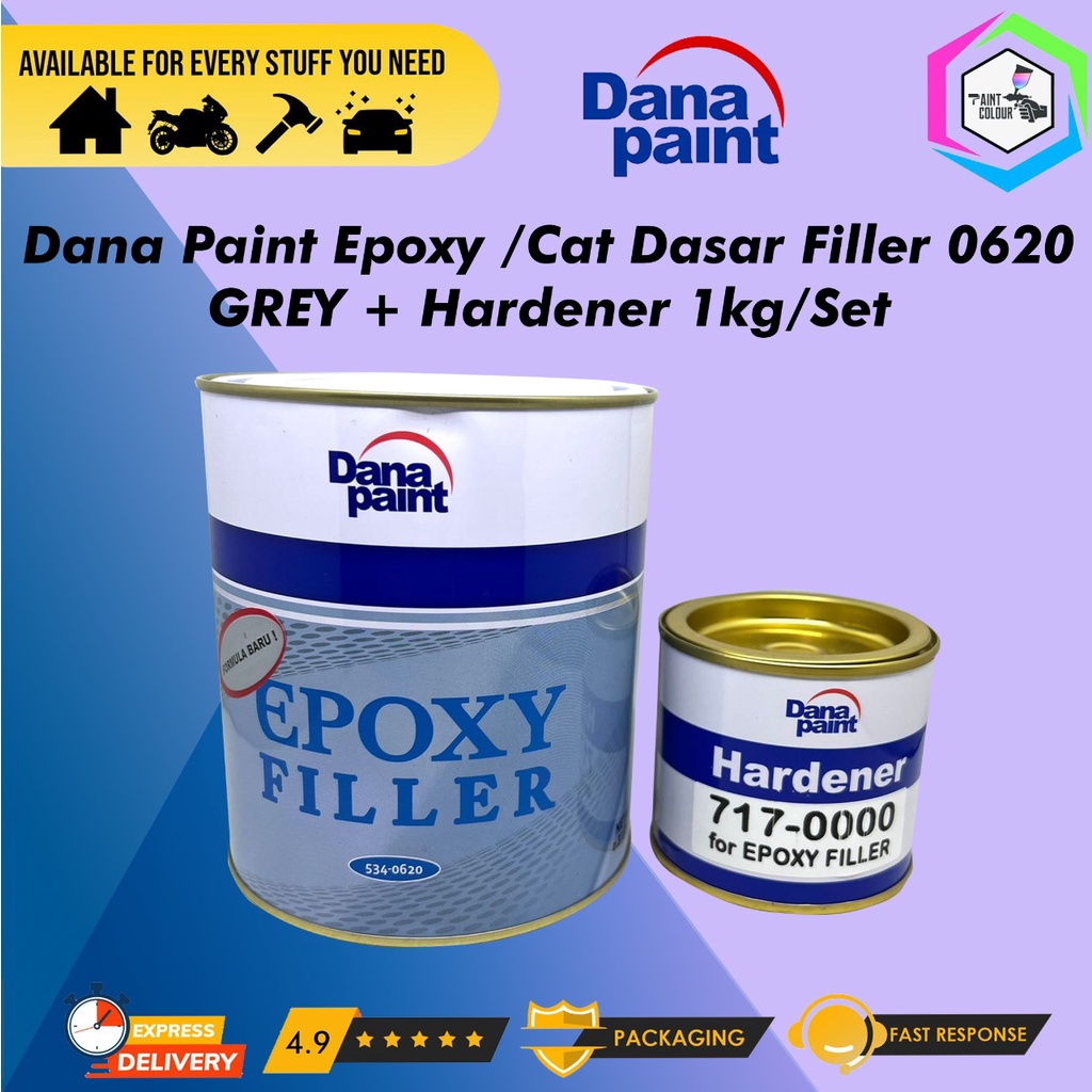 Dana Paint Epoxy / Cat Dasar Filler 0620 GREY 1kg