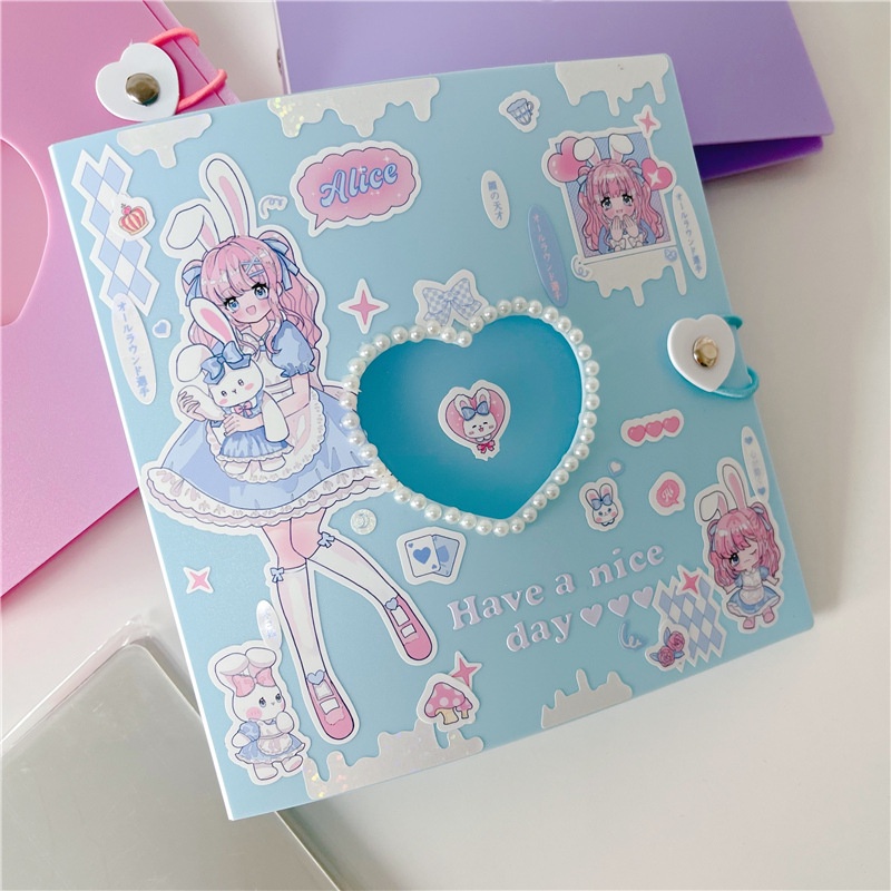 Buku Notebook / Catatan / Diary Cover PVC Transparan Motif Cuckoo Hollow DIY