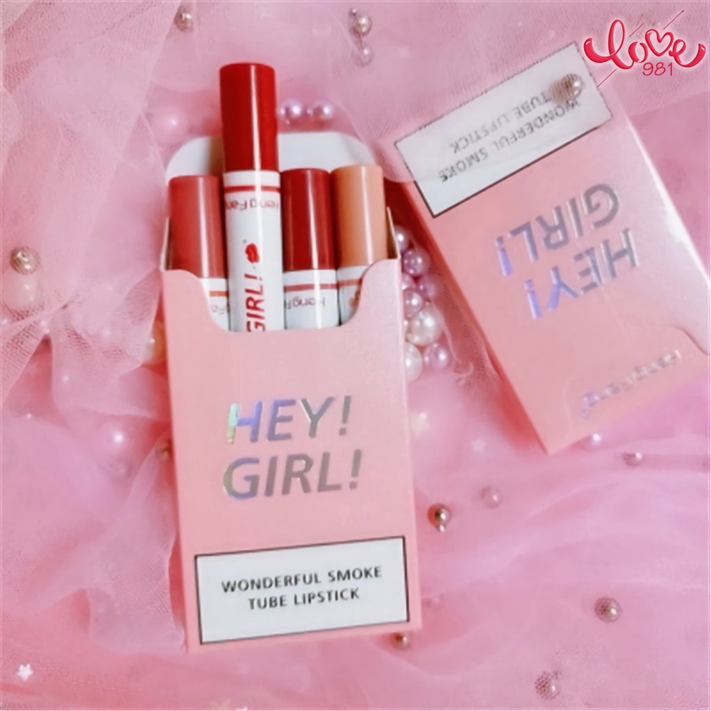 Hey girl wonderful smoke tube lipstick rokok hey girl lipstik rokok 4in1 isi 4