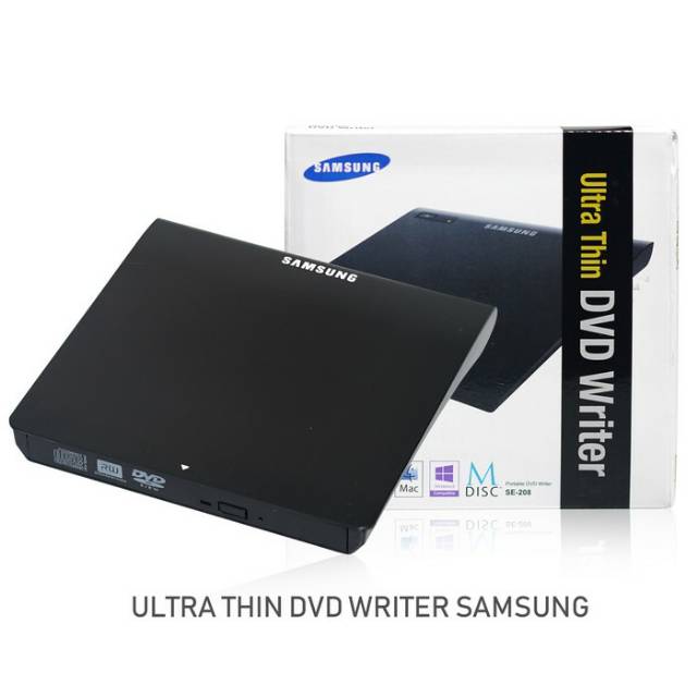 Samsung DVDRW EKSTERNAL DVD Writer Portable SE-208 Ultra Thin