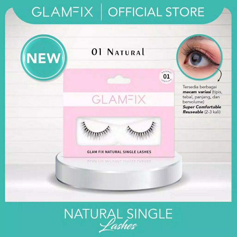 GLAMFIX NATURAL SINGLE LASHES