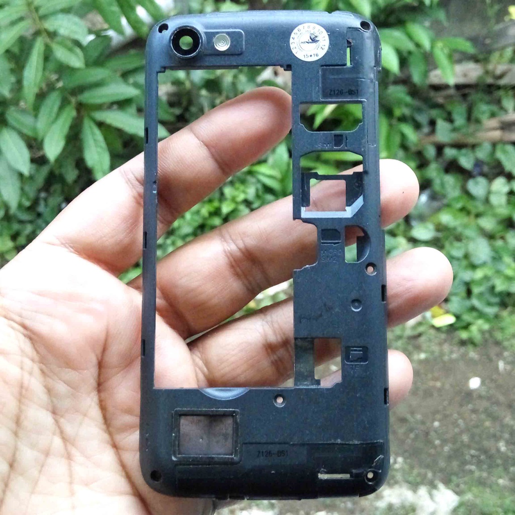 Tutup Mesin Advan Vandroid S4T Frame Tengah Advan S4T Ori Copotan Kaca Tutup Kamera Advan S4T