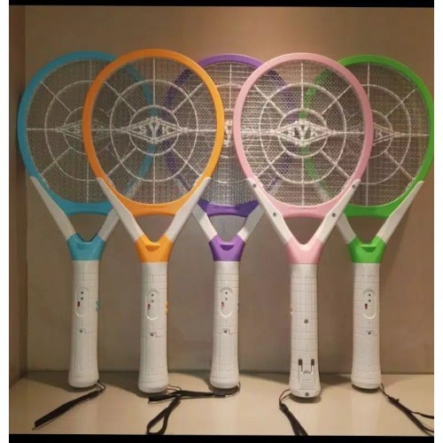 Raket Nyamuk SHINYOKU SYK-009 Baterai Lithium Bisa Cas Ulang Murah