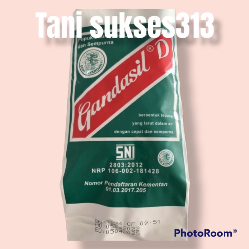 pupuk daun gandasil d 500gram PUPUK GANDASIL D 500GRAM