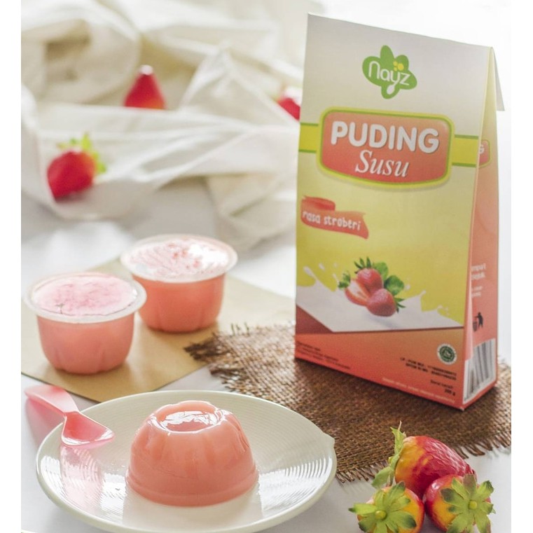Ibu & Bayi - NAYZ Puding Susu   NAYZ Puding Susu Sehat    Strawberi