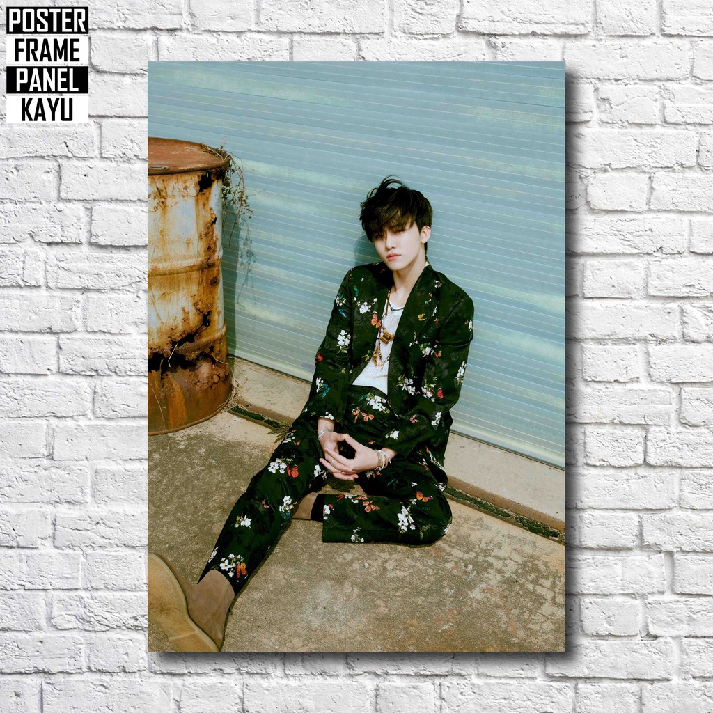 Poster NCT Dream Jaemin Chilling Jalapeno Frame Kayu Solid A4 JAE022