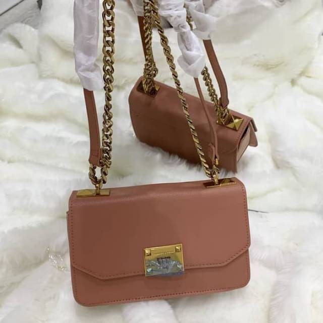 Tas charles and keith original stote ( coklat )