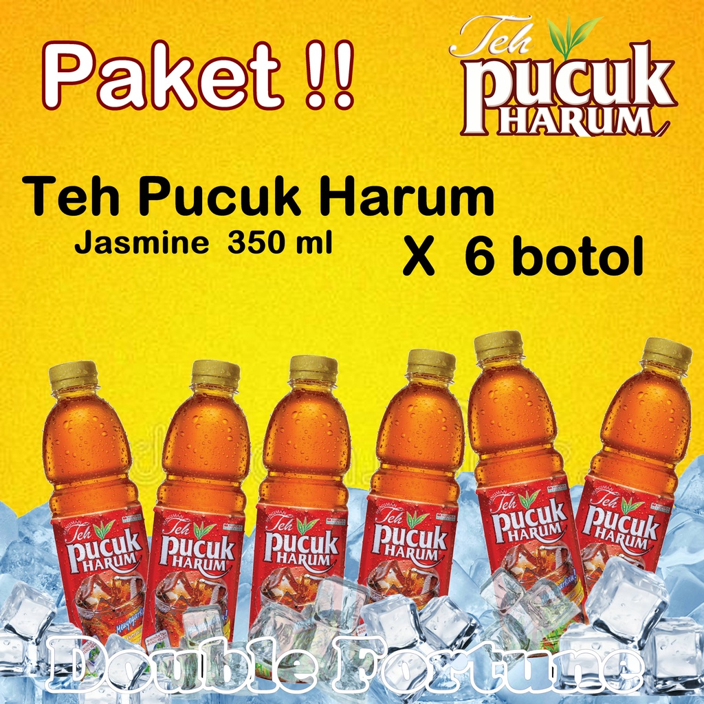 TEH PUCUK HARUM  JASMINE  350ml  X 6 Botol  TEHBOTOL