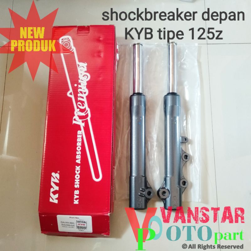 shockbreaker shock skok depan KYB Yamaha 125z fiz r f1z jupiter z sepasang