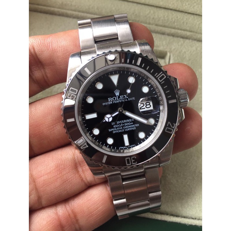 Second Rolex Submariner Date 116610LN Black Dial Clone 1:1 by Noob V6S