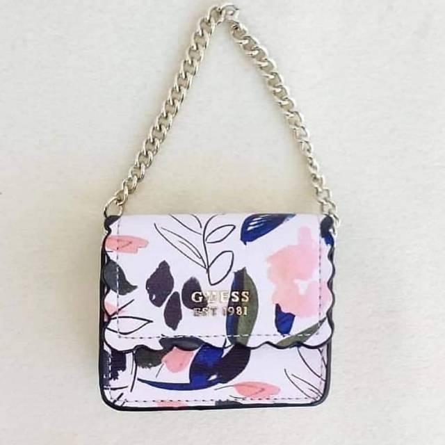Tas guess keychain bag mini