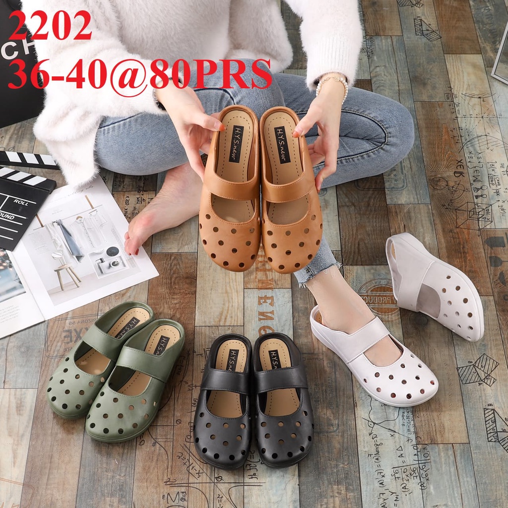 Jelly Half Shoes Wanita Import Jasmine Winola Collection WNL 2202