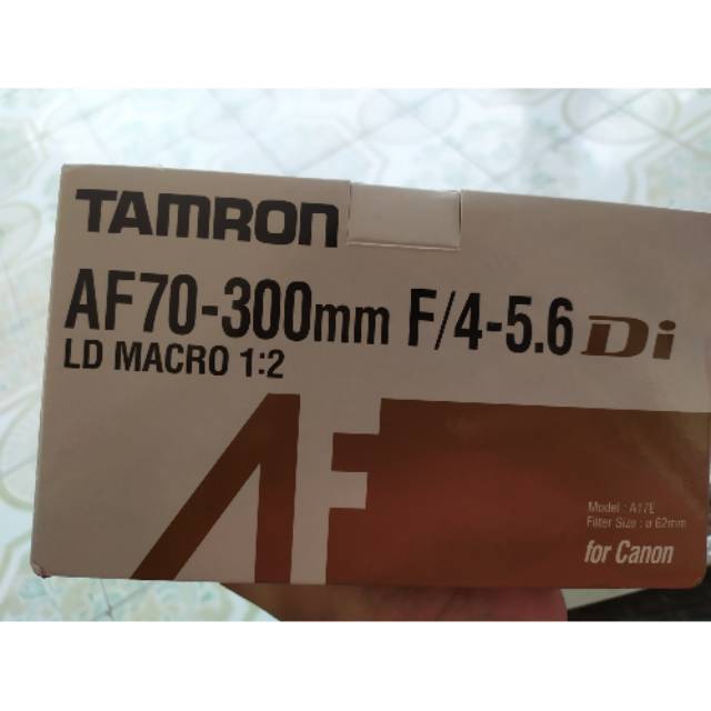 Lensa tamron for canon 70-300mm f4-5.6 garansi 1tahun