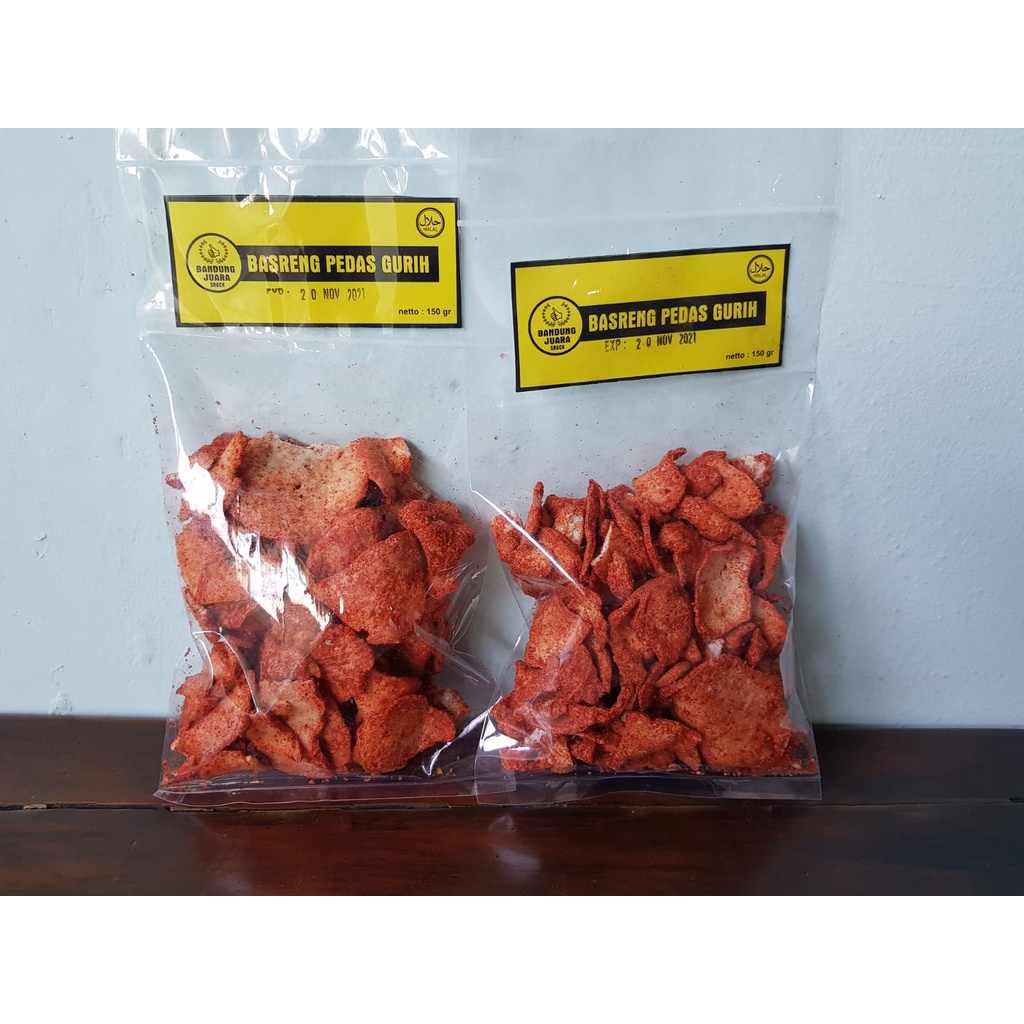 

Basreng Pedas Gurih 150 Gram