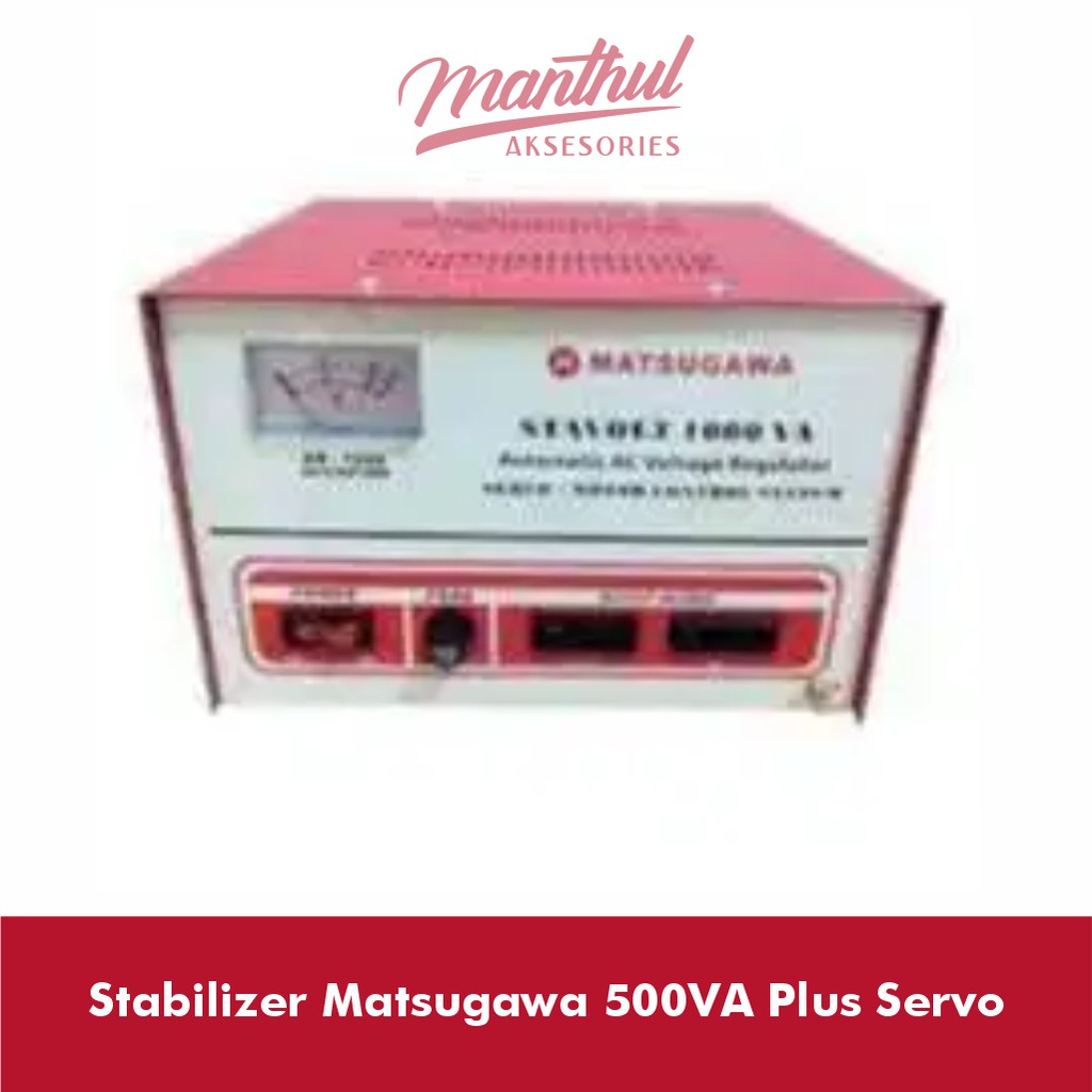 Stabilizer Matsugawa 500VA Plus Servo