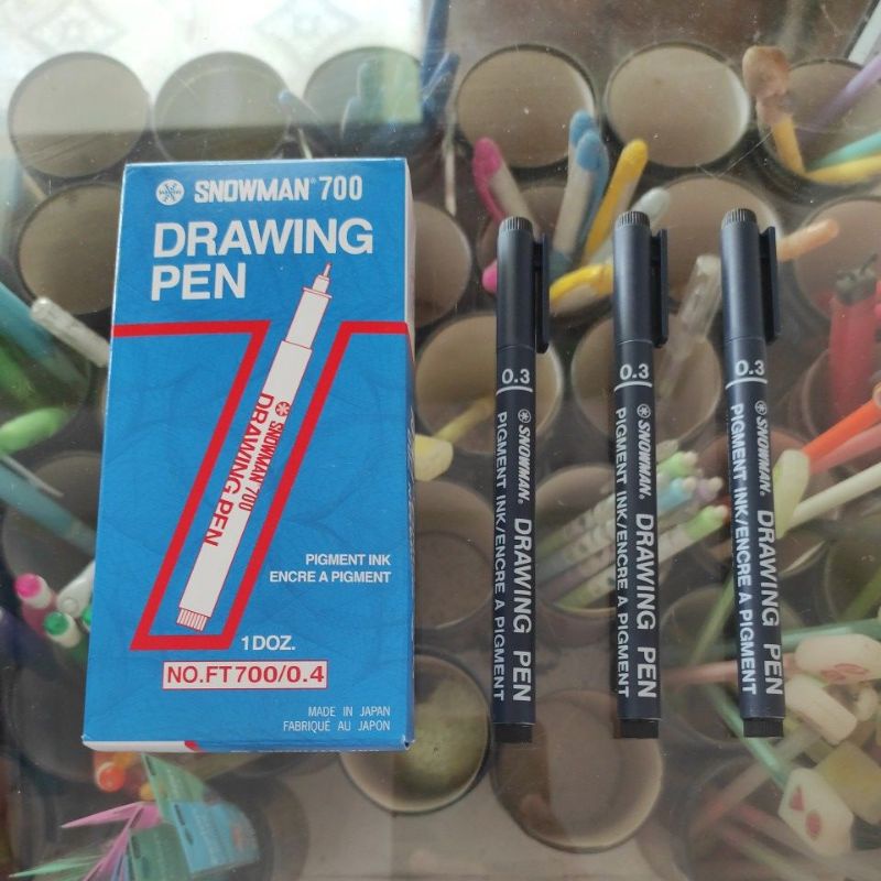 

Bolpen DRAWING SNOWMAN 700 ukuran 0.3