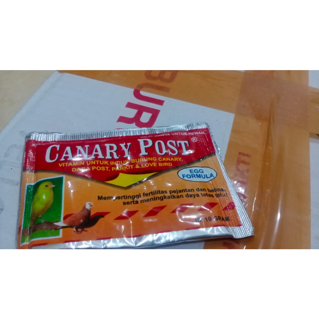 VITAMIN CANARY POST VITAMIN TERNAK BREEDING KENARI DARA POST 10GRAM