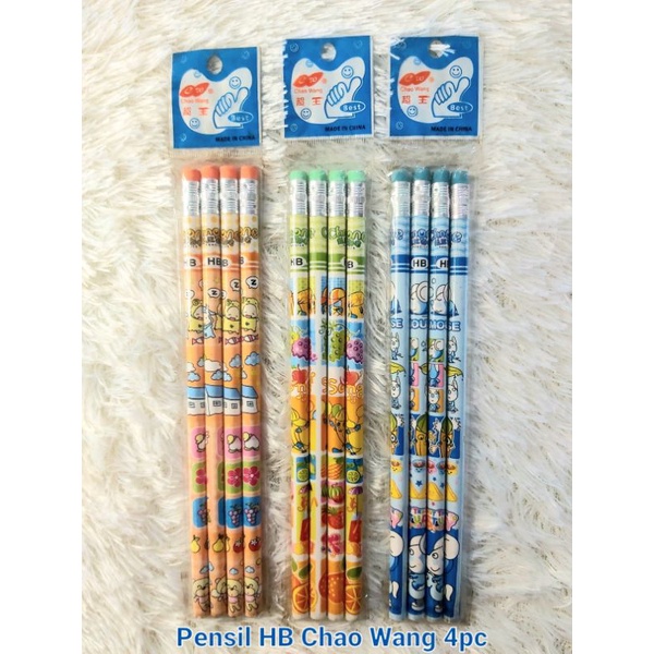 

Pensil Kayu HB Chao Wang Set4