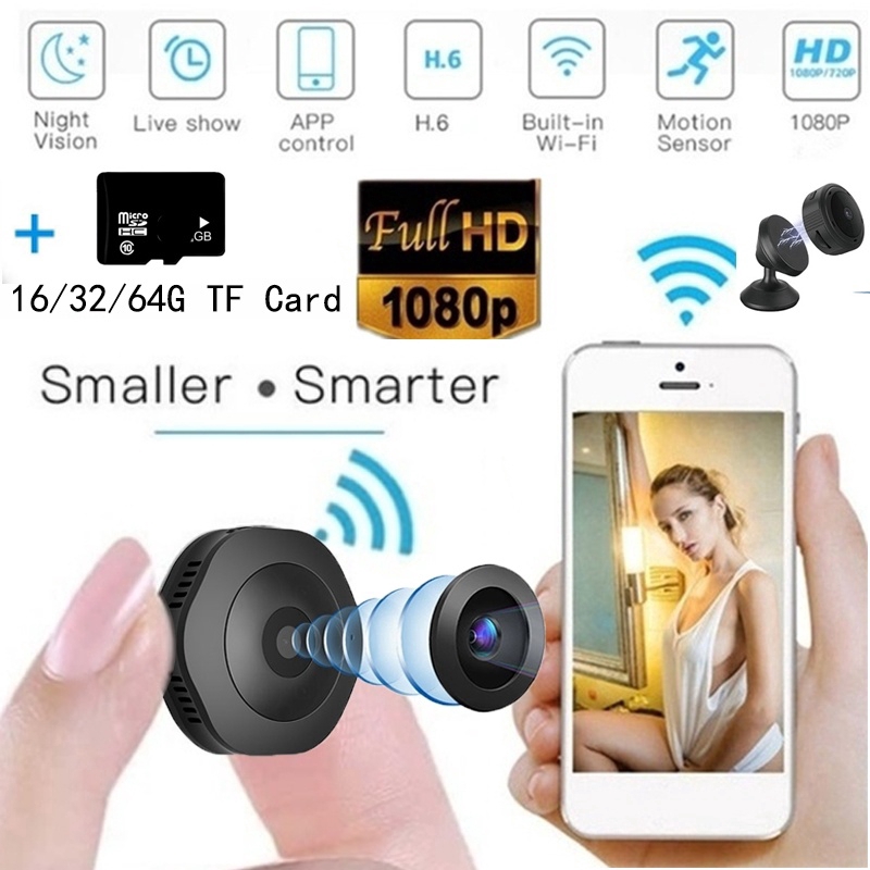 Mini Infrared Wireless Night Vision Hd Camera 90 Dvr Camcorder Motion Sensor Micro Hidden Dv Camera Shopee Indonesia