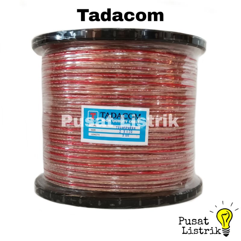 Kabel Listrik Transparan Serabut 2x120 300 Yard Tadacom Kabel Transparan 2x120 300 Yard