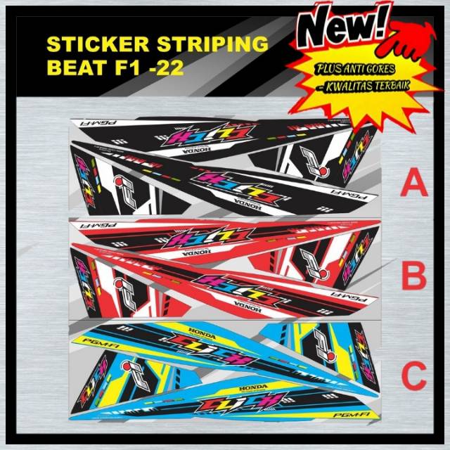 dekal Beat stiker decal Beat decal stiker Beat stiker motor Beat decal motor Beat 22