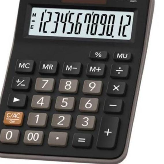 

Berkualitas KALKULATOR DESKCASIO MX-12B - ORIGINAL & GARANSI RESMI CALCULATOR .,