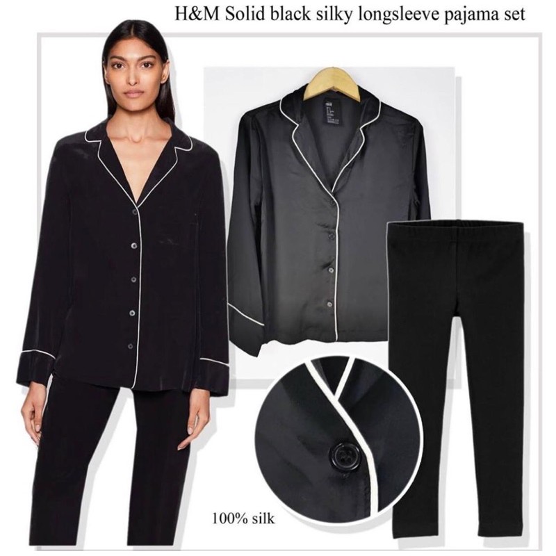 HM HnM H&M HMD PIYAMA PAJAMAS SET ORIGINAL/ baju tidur