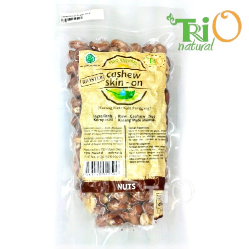 

Trio Natural Cashew Skin - On Roasted 450 gram