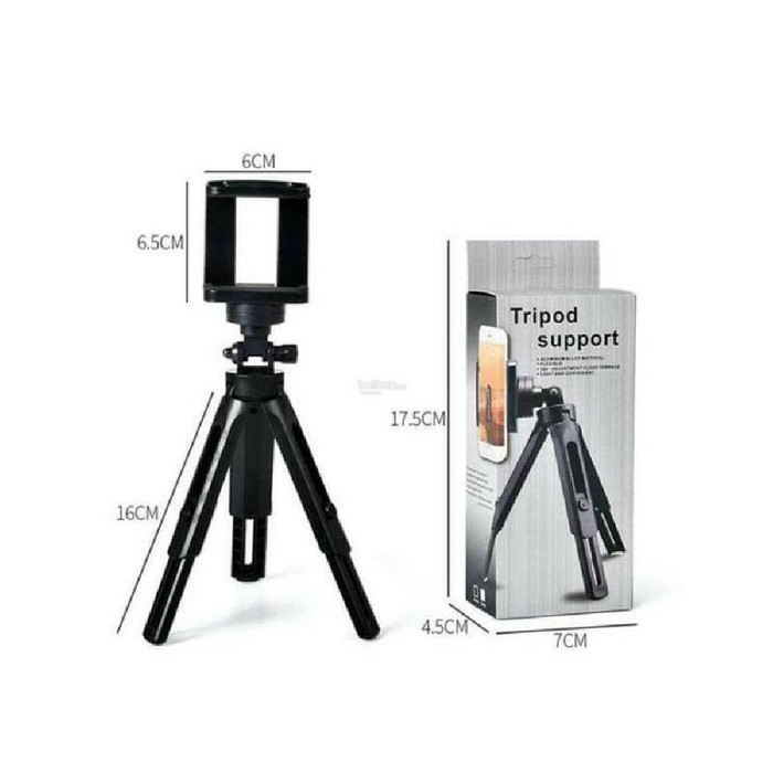 SB Tongsis Tripod Gimbal Stabilizer Bluetooth Selfie Stick Remote Tripod 360° HP