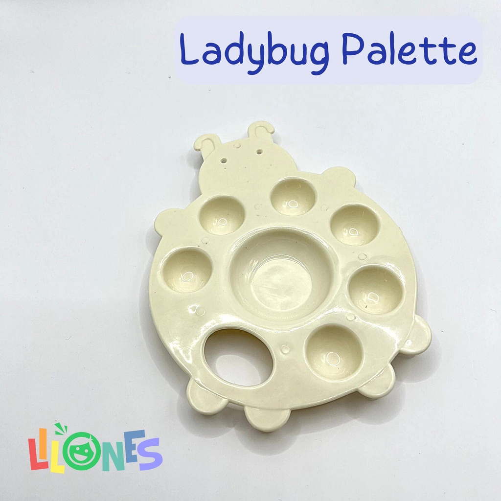 

Ladybug Palette Palet Lukis Lucu Warna Putih Paket Lukis Anak