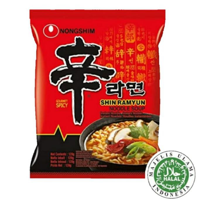 Jual Logo HALAL NongShim Shin Ramyun - Mie Instan Korea - Shin Ramyun ...