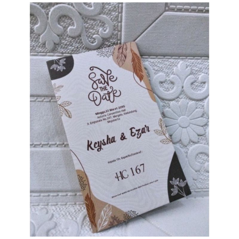 blangko undangan pernikahan HC 167