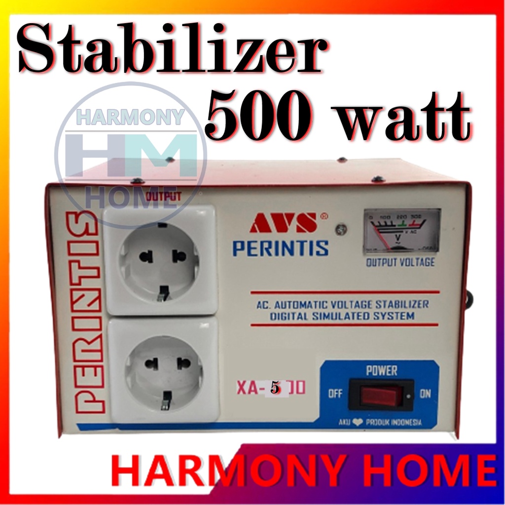 Stabilizer AVS Perintis Xa-1000Watt/500watt Stavol Automatic Voltage