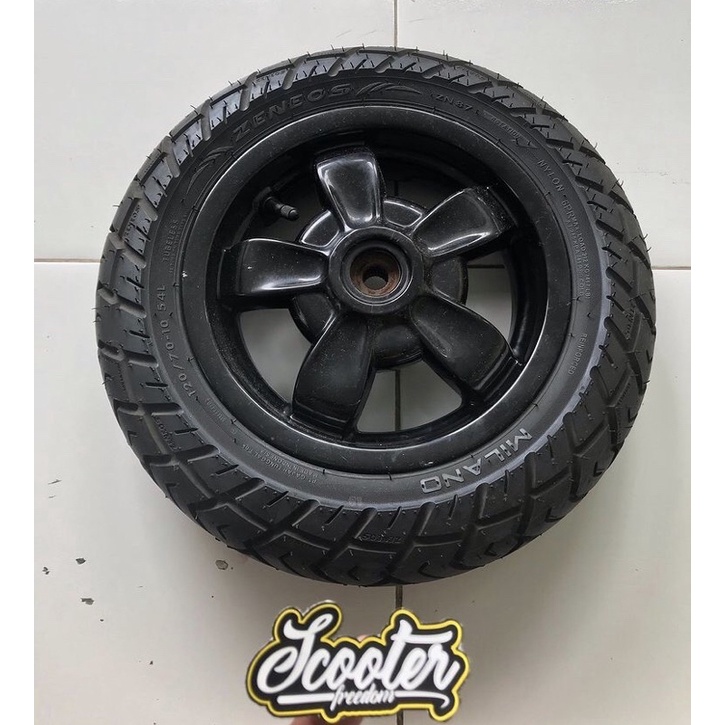 VELG BELAKANG VESPA LX S IGET PIAGGIO ZIP