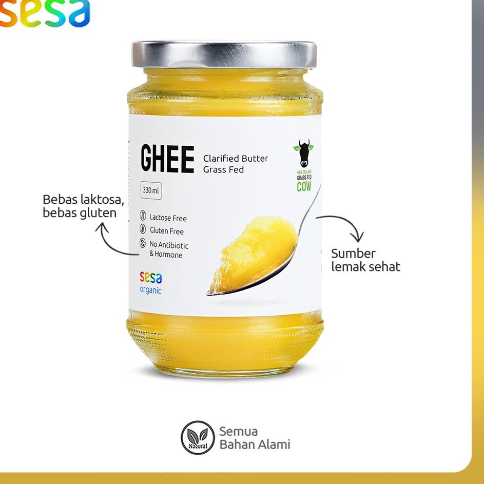 

Terjangkau Sesa - Ghee Clarified Butter Grass Fed 330 ml