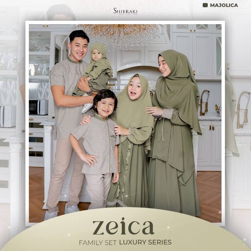 Zeica tunik set ready stock
