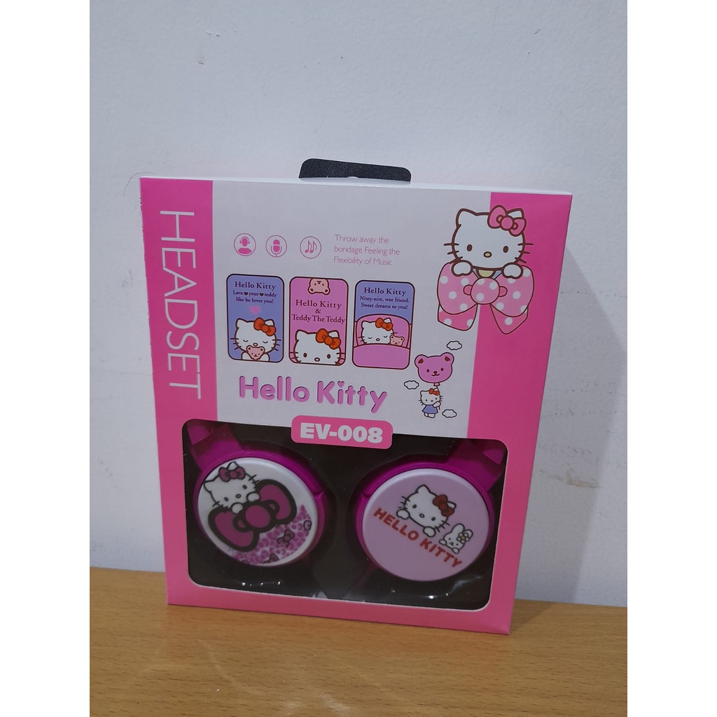 Headphone Cute Karakter Ev-Sound Seriess