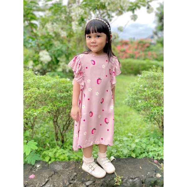 Dress Anak Dora Little Bee Original Smilee Pakaian Anak Super Premium Hooney Bee Terlaris Termurah Best Seller