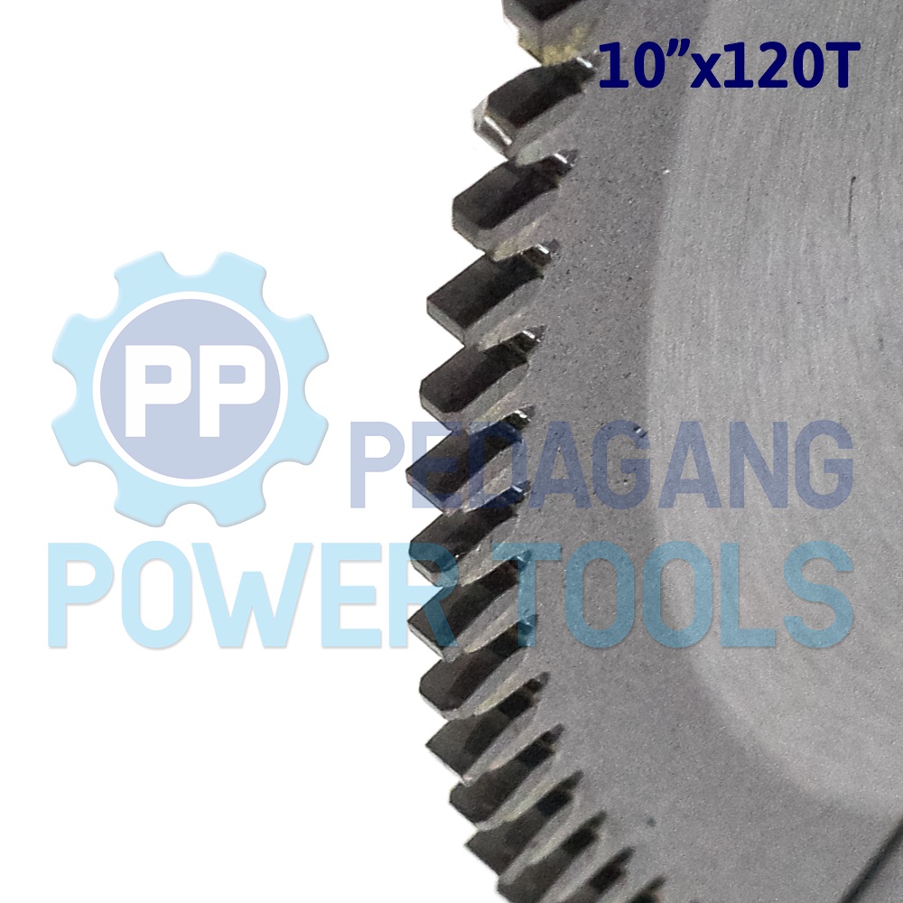MOLLAR 10&quot; X 120T MATA POTONG ALUMINIUM GERGAJI MESIN MITER SAW BLADE