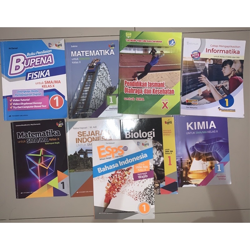 

preloved buku kelas 10