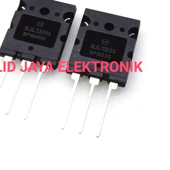 ♜ TRANSISTOR MJL3281 MJL1302 TR MJL 3281 1302 A TR FINAL POWER AMPLIFIER TR FINAL ORIGINAL ASLI ☇