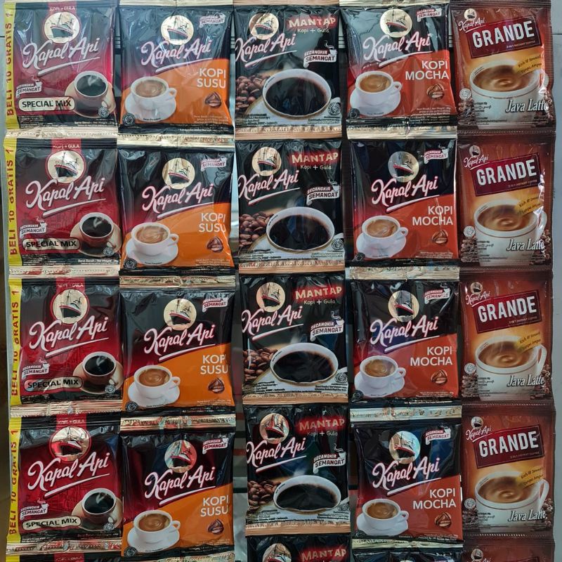 

Kopi Kapal Api Spesial Mix / Mocca / Gula Aren / Kopi Susu / Grade per Renteng