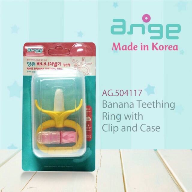 Ange Banana Teething Ring / Mainan Gigitan Anak